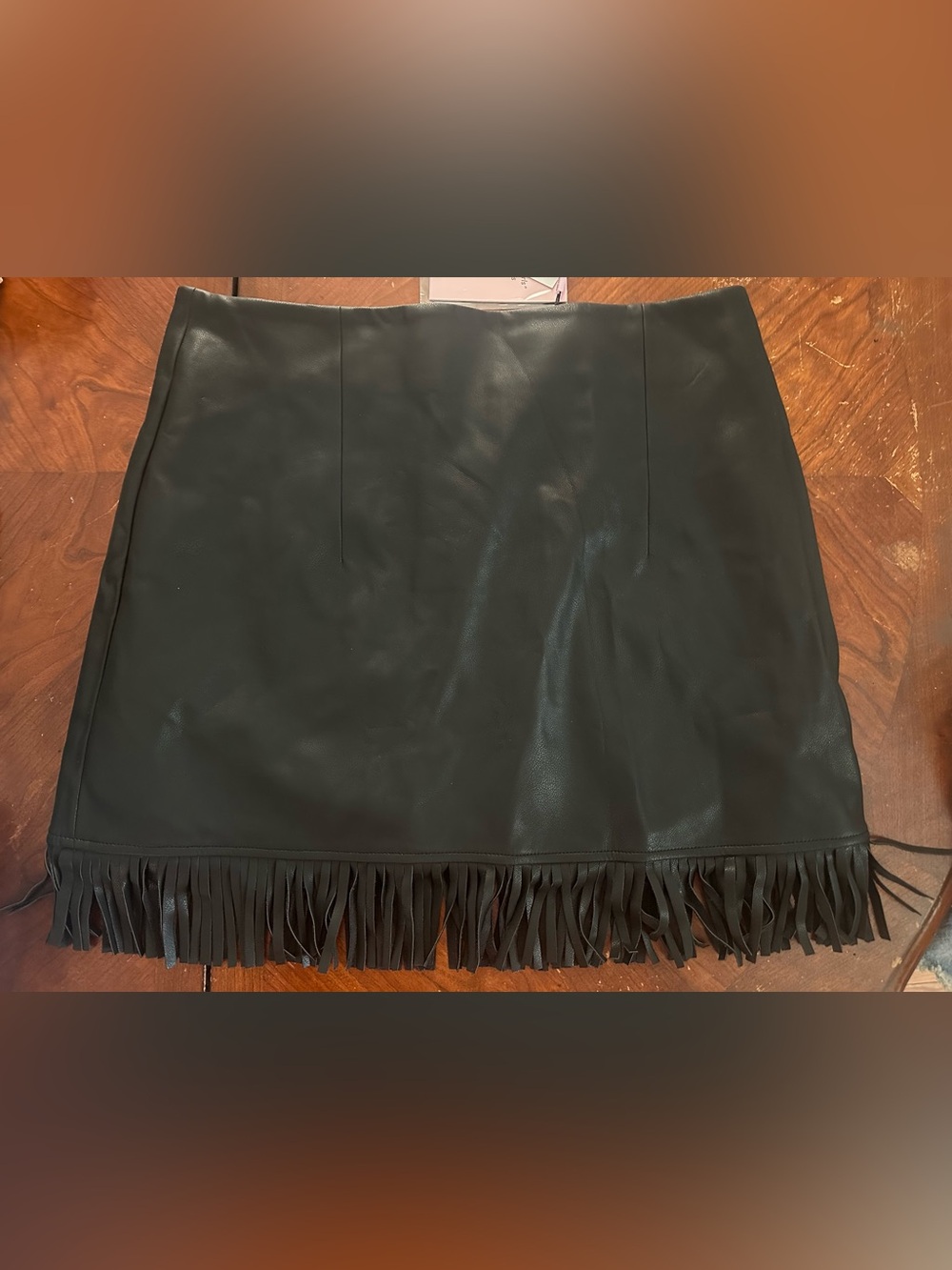 Avec Les Filles Women’s Faux Leather Skirt Sz L